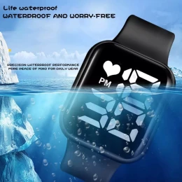 Waterproof Digital Stylish LED WATCH | LED Digital Stylish Watch For Unisex