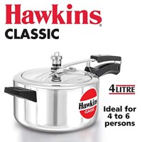 Hawkins Aluminum Pressure Cooker 4 Litre