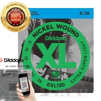 D 'Addario EXL130 Nickel Wound Electric Guitar Strings (Extra Super Light 8-38)