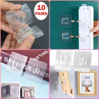 Double sided Adhesive Wall Hooks (10 pair)