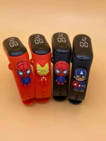 Spider Man Series New Children's Watch Cute Touch Bracelet Water-Proof LED Electronic Watch Gift