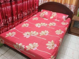 King Size Bed Sheet with Pillow Covers